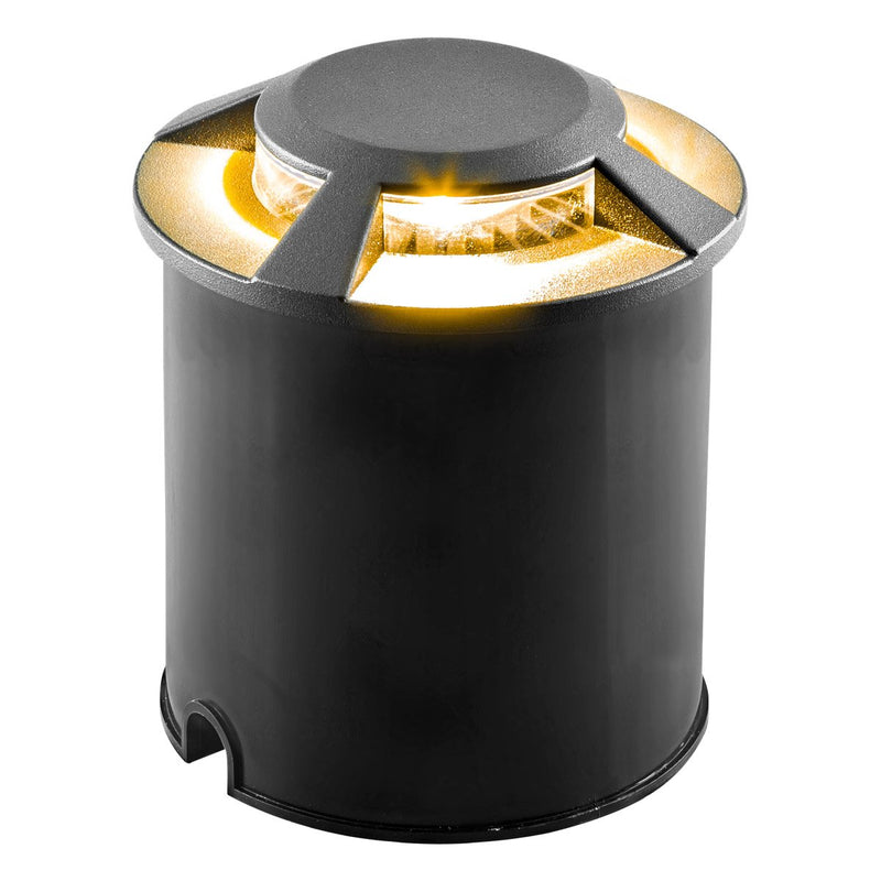 EVN Lichttechnik - Bodeneinbauleuchte LED-Bodenleuchte IP67 P67154702 3000K anthrazit