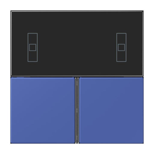 Jung - Abdeckung/Bedienelement für Installationsschalterprogramme Tastensatz 3fach LC 4093 TSA 206 bleu outremer 31
