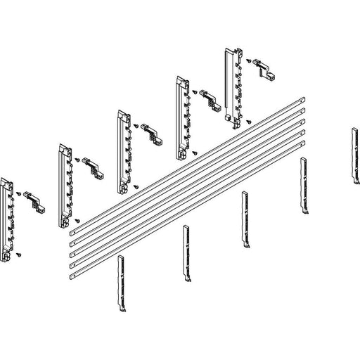 ABN - Verteilerfeld für Installationsverteiler Sammelschienen-Modul MTSC42515 tief 4FB/2RE