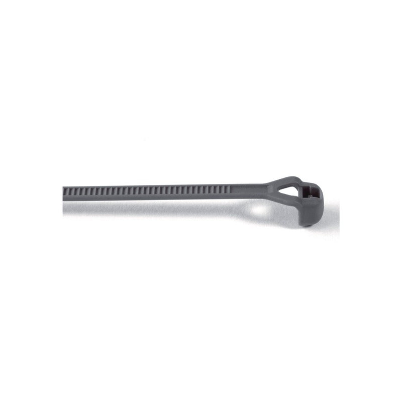 HellermannTyton - Kabelbinder V150R PA46 GY 100 150x3,3mm, grau − 100 Stück