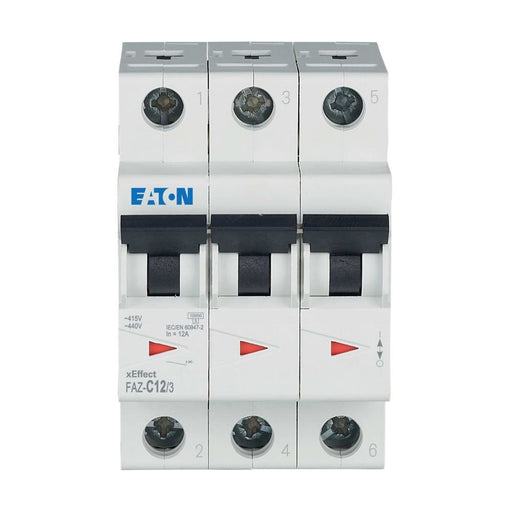 Eaton - Leitungsschutzschalter 3p. FAZ-C12/3 12A Charakt.: C