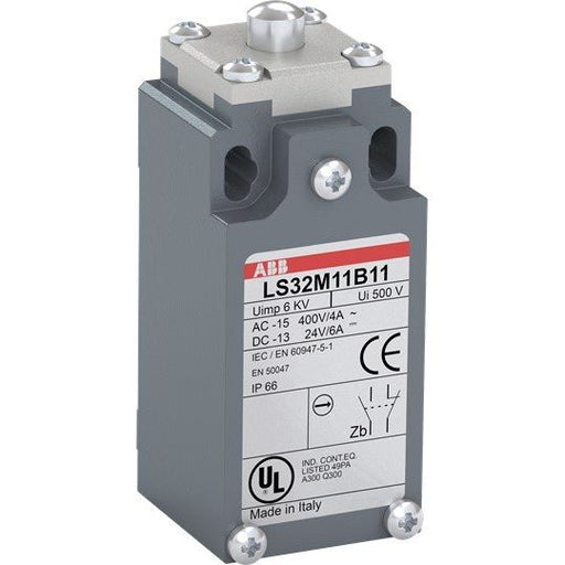 ABB Stotz S&J - Einzelpositionsschalter Standard-Positionsschalter LS32M11B11 Metall-Gehäuse IP66