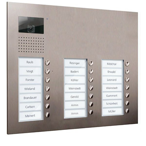 TCS Tür Control - Türstation für Türkommunikation Video color Außenstation V AVU16210-0030 PUK 21 Tasten 3-spal