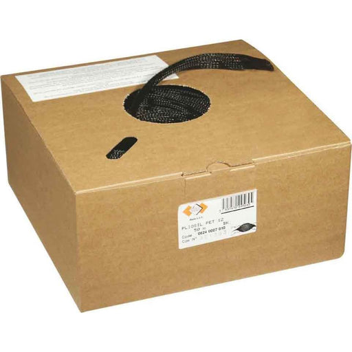 SES Sterling - Hohlgeflechtschlauch Flechtschlauch Pliosil PET 20 gr Push-Back-Effekt − 25 Meter