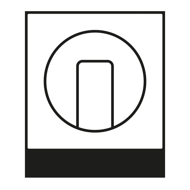 Jung - Abdeckung/Bedienelement für Installationsschalterprogramme Abdeckung A 1541 MO für Drehschalter