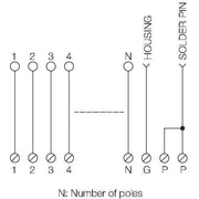Weidmüller - Übergabemodul Übergabeelement RS SD25B UNC LPK2