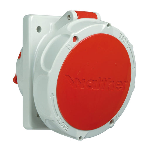 Walther Werke - CEE-Anbausteckdose (IEC 60309) Anbaudose schräg 32A 537 5P 400V 6h IP67