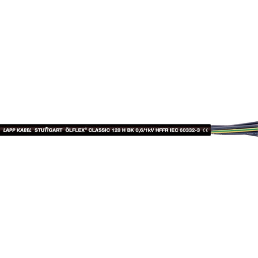 Lapp Kabel&Leitung - Energiekabel >= 1 kV, für ortsveränderlichen Einsatz ÖLFLEX CLASSIC 128 H BK 1123530 0,6/1 KV 4G1,5