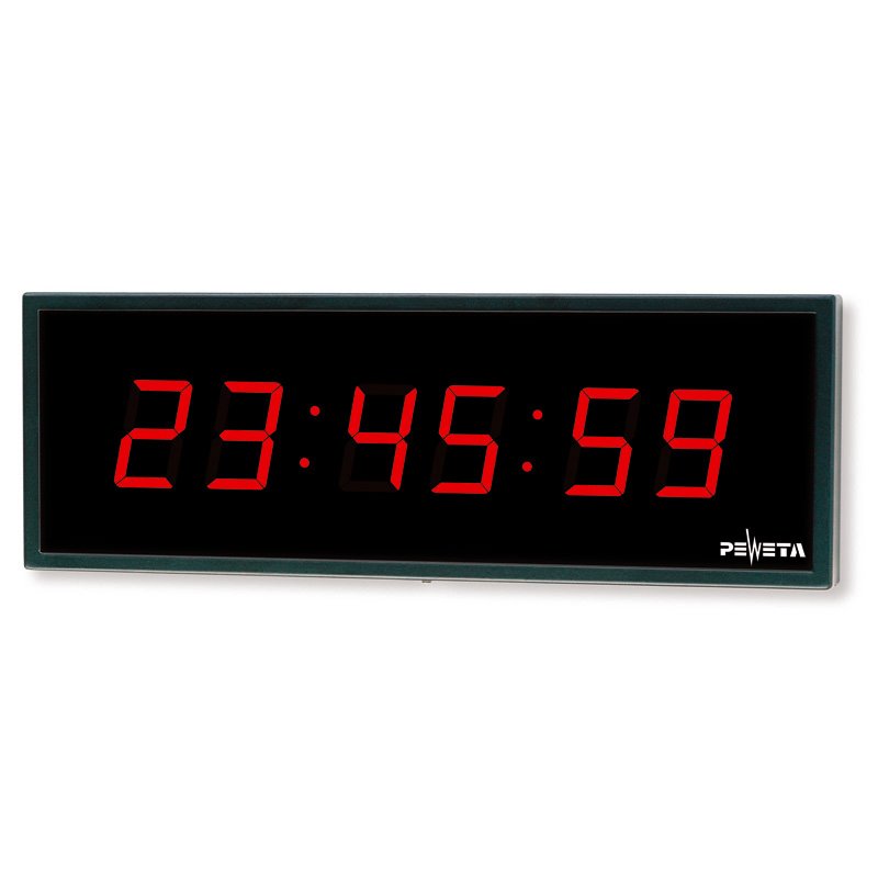 Peweta - Uhr LED-Digitaluhr 91.511.951 6-stel,Std/Min/Sek