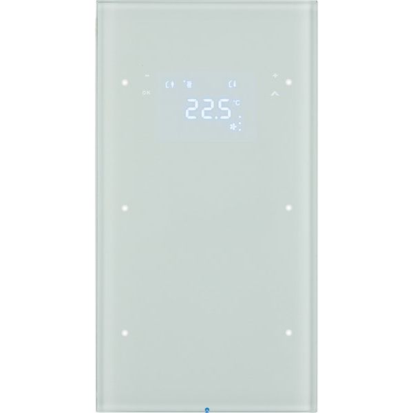 Berker - Bussystem-Tastsensor Touchsensor 2fach 75642050 Glas polarweiß
