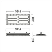Zumtobel Group - Hallen-Reflektorleuchte LED-Hallenleuchte CR2 L42k #42936404 830