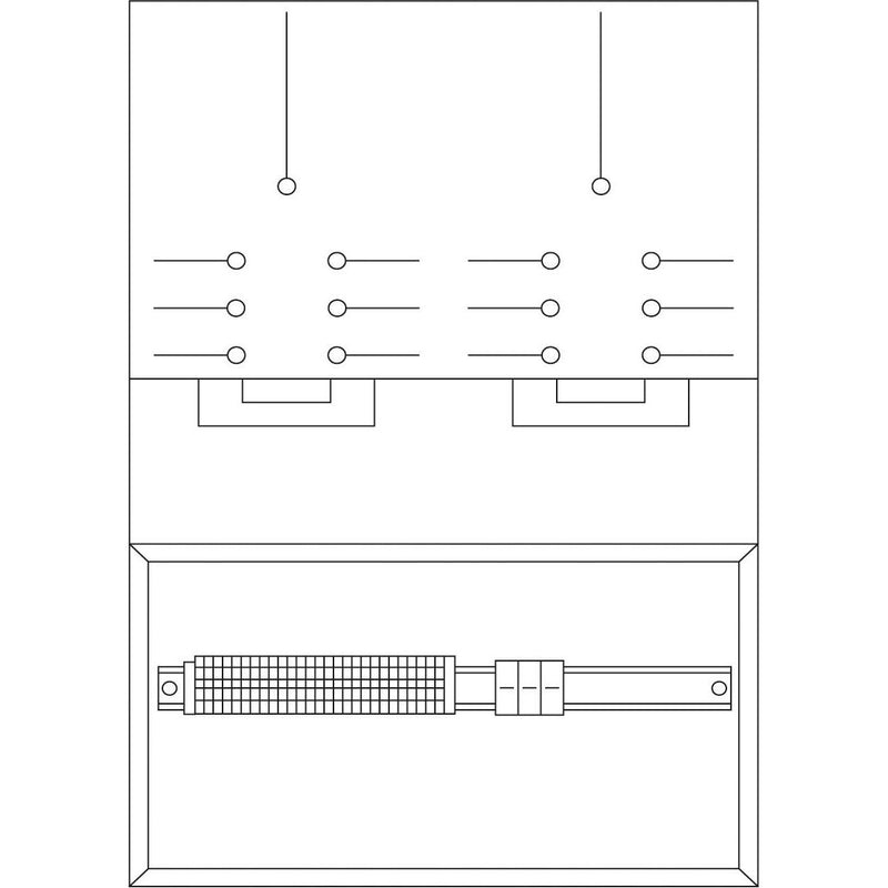 ABN - Zählerfeld Zählerwechselplatte WP520CD8 Wando