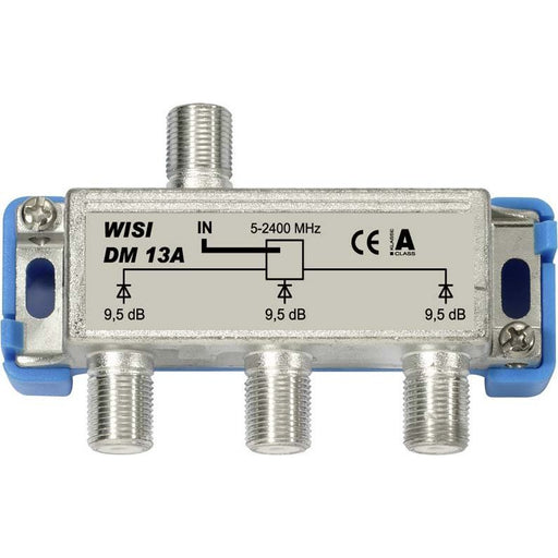 Wisi - Abzweiger und Verteiler 3f. DM13A 5-2400MHz, 9,5dB