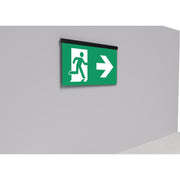 RP-Technik - Sicherheitsleuchte LED-Rettungszeichenleuchte AGR401WL-AZ EB1h, Wirel., anthr