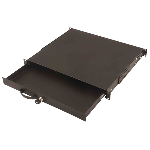 DIGITUS - Komponente für den Ausbau (Schaltschrank) Tastatureinschub DN-19 KEY-1U-SW 1HE,abschließbar,sw