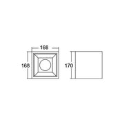 Brumberg Leuchten - Decken-/Wandleuchte LED-Anbaudownlight 43643184DA 4000K