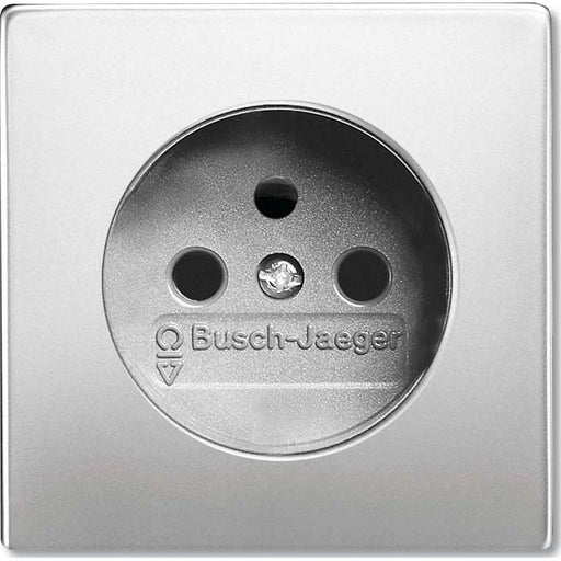 Busch-Jaeger - Schalter-/Steckdosenkombination Steckdosen-Abdeckung 2399 UCKS-866 edelstahl