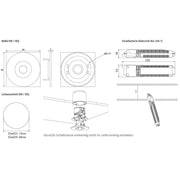 RP-Technik - Sicherheitsleuchte LED-Sicherheitsleuchte EEQL039ML Einbau, Linsensystem