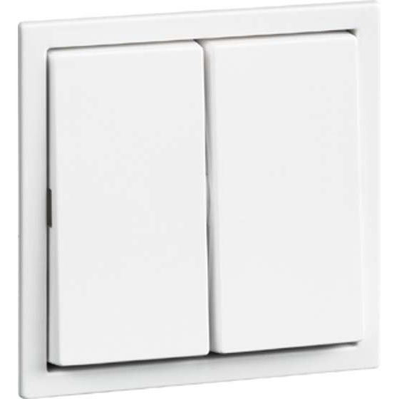 Peha - Abdeckung/Bedienelement für Installationsschalterprogramme Wippe D 20.645.702 alu/lack