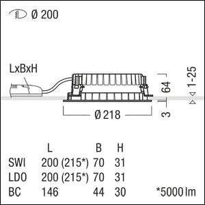 Zumtobel Group - Downlight/Strahler/Flutlicht LED-Downlight PANOS R #62927177 930