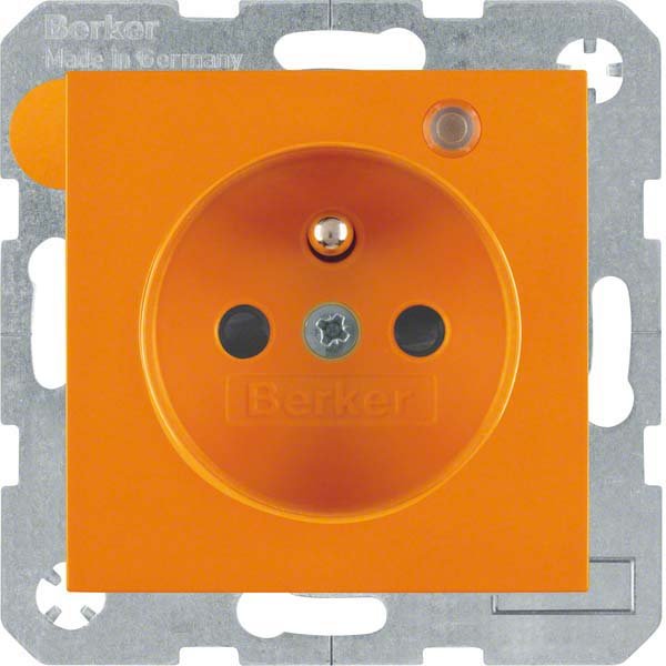 Berker - Steckdose or/gl 6765098914 Kontroll-LED