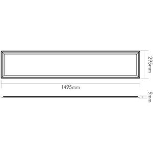 Nobile - Decken-/Wandleuchte LED Panel R3S 1560711150 UGR19 4000K