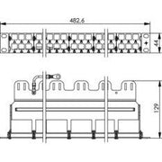Telegärtner - Patchpanel Kupfer AMJ-Modulträg. 1HE 482,6mm 100021503 (19Z)48P leer