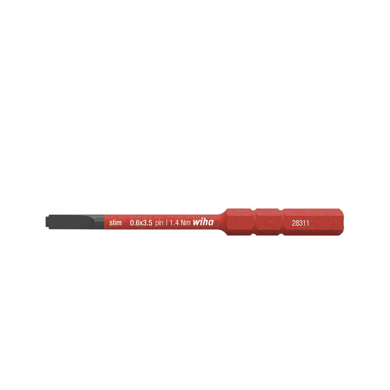 Wiha - Bit slimBit VDE Schlitz 283119035 mit Zapfen