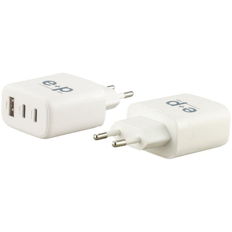 E+P Elektrik - Universal-Ladegerät USB-Schnell-Ladegerät AC 213 3 Ports,GaN