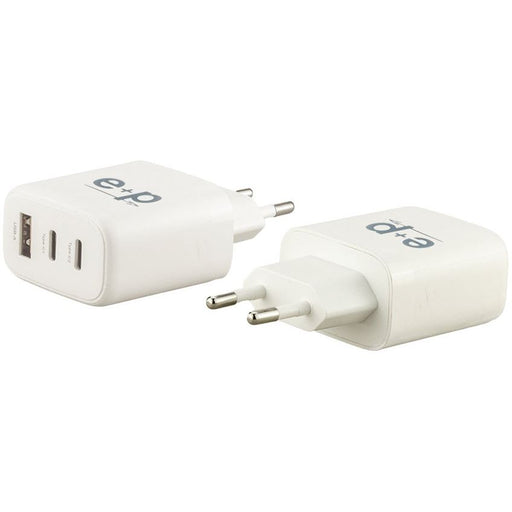 E+P Elektrik - Universal-Ladegerät USB-Schnell-Ladegerät AC 213 3 Ports,GaN