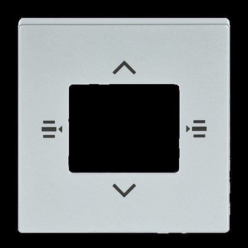 Busch-Jaeger - Einsatz/Abdeckung für Kommunikationstechnik Zentralscheibe alu/si 6108/61-83 7-fach KNX