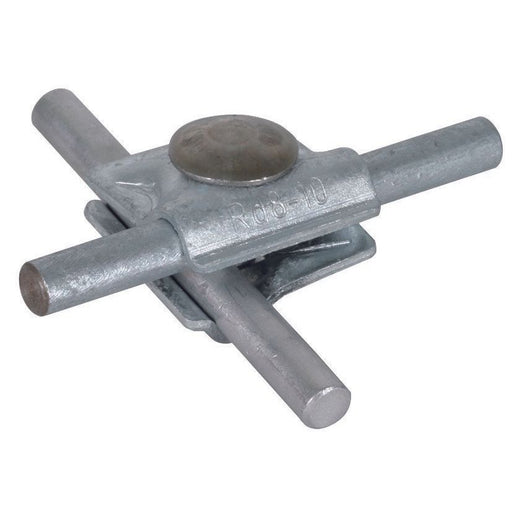 DEHN - Verbinder für Blitzschutz MV-Klemme MVK810FRM10X35V2ASTT St/tZn f. Rd 8-10mm