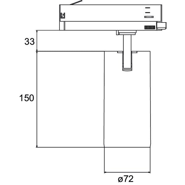 Brumberg Leuchten - Downlight/Strahler/Flutlicht LED-Schienenstrahler 230V 88722164DA 4000K