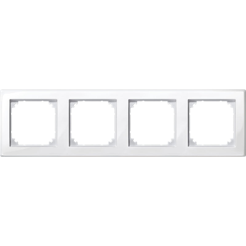 Merten - Abdeckrahmen Rahmen 4f.pws/gl 478419 waage/senkrecht