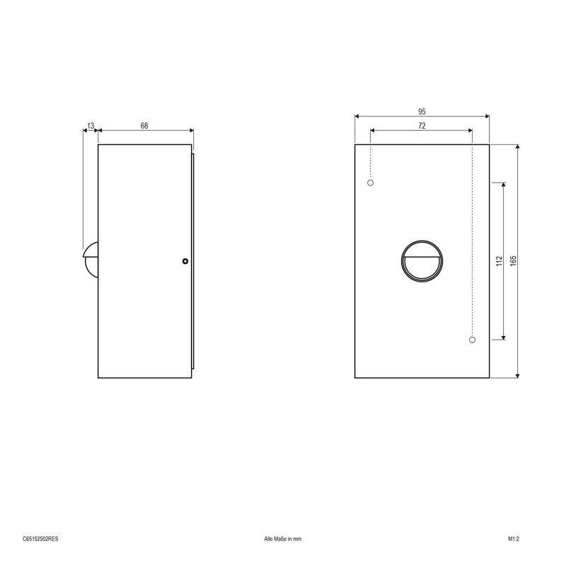 EVN Lichttechnik - Decken-/Wandleuchte LED-Wandleuchte IP65 C65152502RES 3000K Sensor