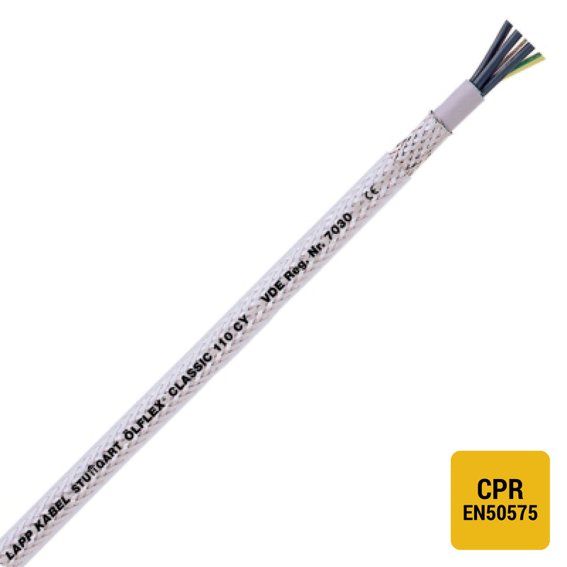 Lapp Kabel&Leitung - Energiekabel < 1 kV, für ortsveränderlichen Einsatz ÖLFLEX CLASSIC 110 CY 1135403/1000 3G2,5 − 1000 Meter