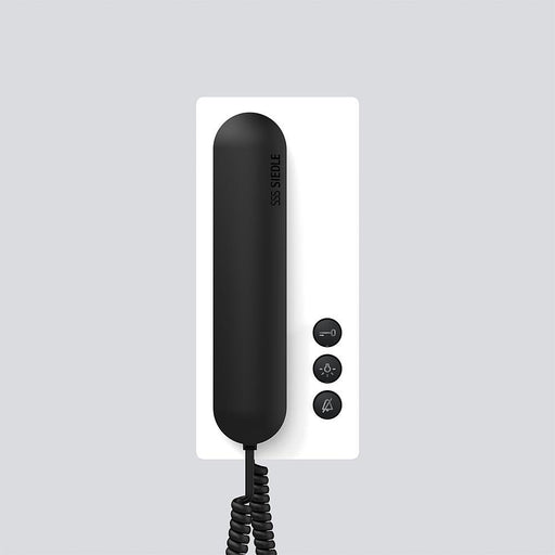 Siedle&Söhne - Innenstation für Türkommunikation Bus-Telefon Standard BTS 850-02 WH/S Weiß-Hochglanz
