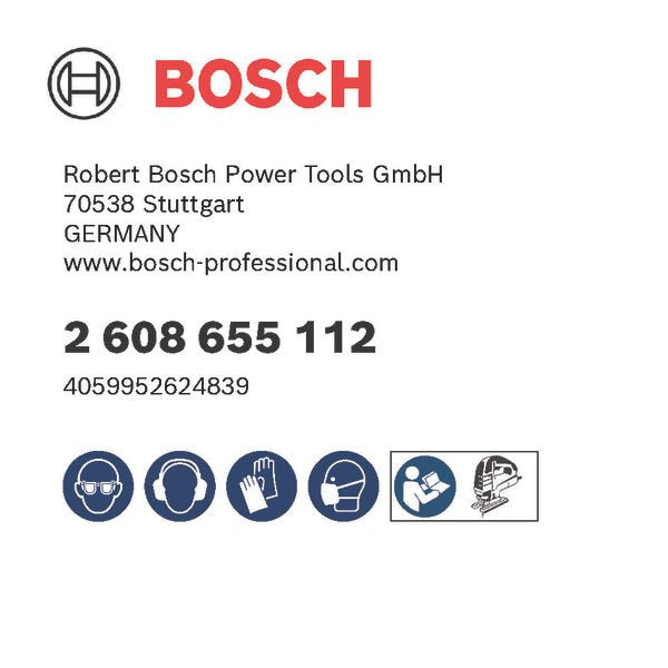 Bosch - Stichsägeblatt PRO Metal thick T121BFC 2608655112 Stichsägeblatt 92 mm − 100 Stück