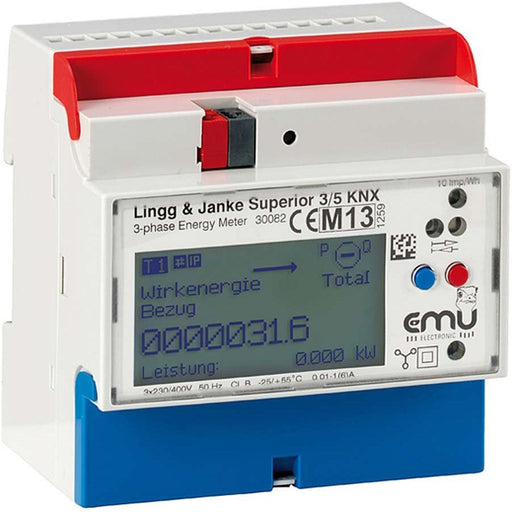 Lingg&Janke - Elektrizitätszähler Energiezähler EZ-EMU-WSUP-D-REG-FW Superior KNX REG 3-P