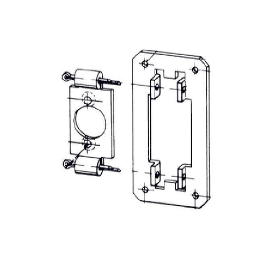 Somfy - Zubehör/Ersatzteile für Tor-/Rollladenantriebe Haltebügel mit Bohrung 9701540 20mm für LS 40 − 1 Stück