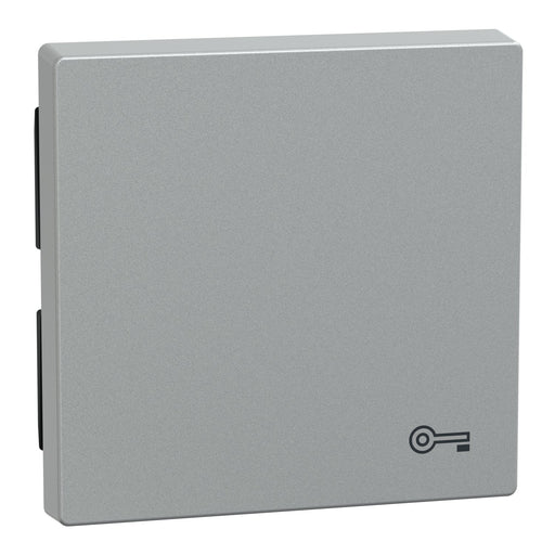 Merten - Abdeckung/Bedienelement für Installationsschalterprogramme Wippe Schlüssel alu MEG3303-0460 Wech/Kreuz/Tast/Ein