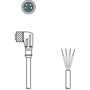 Leuze - Konfektioniertes Sensor-Aktor-Kabel Anschlussleitung KD U-M8-4W-V1-050