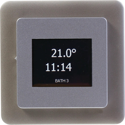 Chemelex - Zubehör/Ersatzteile für Installationsschalterprogramme Wechselrahmen RSENZACCANTHRACITEFR für Thermostat − 5 Stück