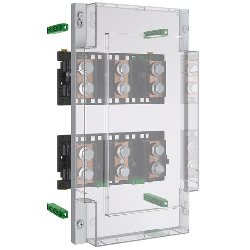 ABN - Verteilerfeld für Installationsverteiler Wandlermodul tief ABNPB103W0330 BxH:250x450mm mit − 17 Stück