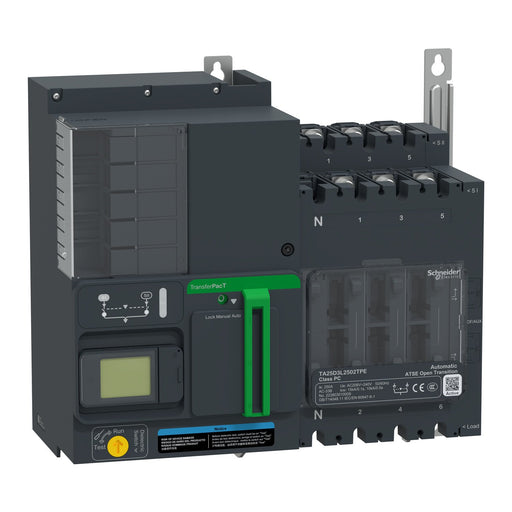 Schneider Electric - Lastschalter Netzumschaltung autom. TA25D3L2502TPE 250A 230V 3P LCD