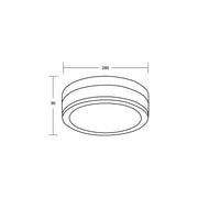 Brumberg Leuchten - Decken-/Wandleuchte Anbauleuchte 2x E27 57181150