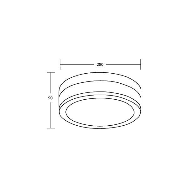 Brumberg Leuchten - Decken-/Wandleuchte Anbauleuchte 2x E27 57181150