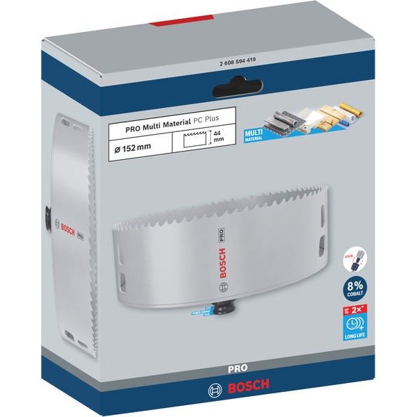 Bosch - Lochsäge PRO Multi Material PC Plus 2608594419 Lochsäge, 152 mm