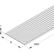 Niedax - Deckel für Kabeltragsystem Deckel für Kabelrinne RDSRSL 500 505x3000mm − 6 Meter