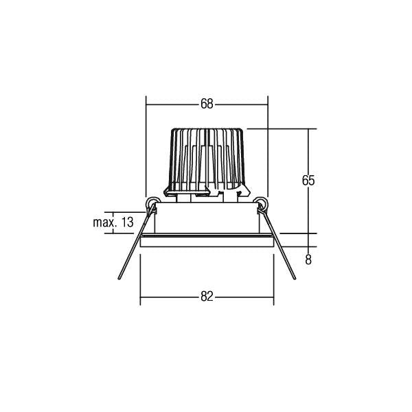 Brumberg Leuchten - Downlight/Strahler/Flutlicht LED-Einbaudownlight 230 V 39149253
